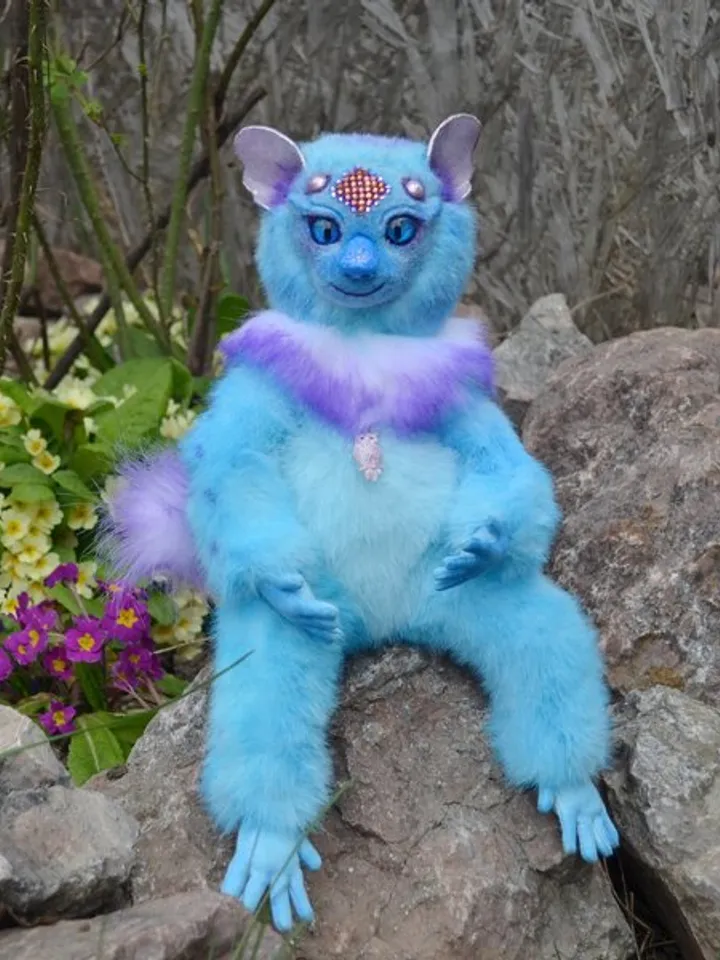 Blue monster.