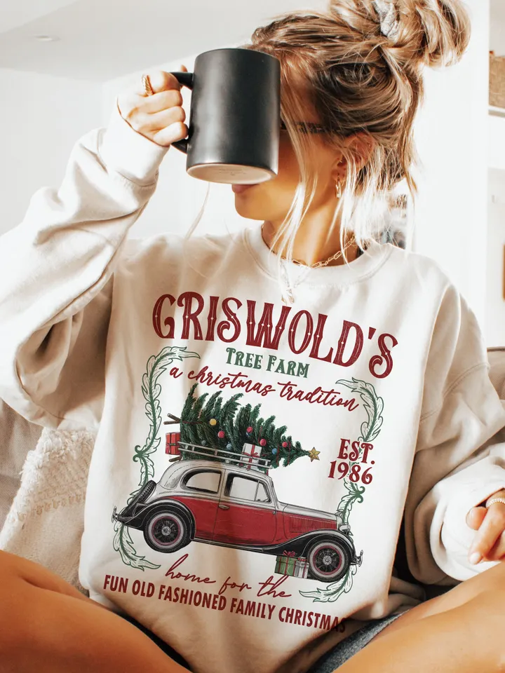 Griswold Christmas Tree Farm PNG Merry Christmas Png Christmas Vacation PNG Family Christmas Png Christmas Movie Png Retro Christmas png