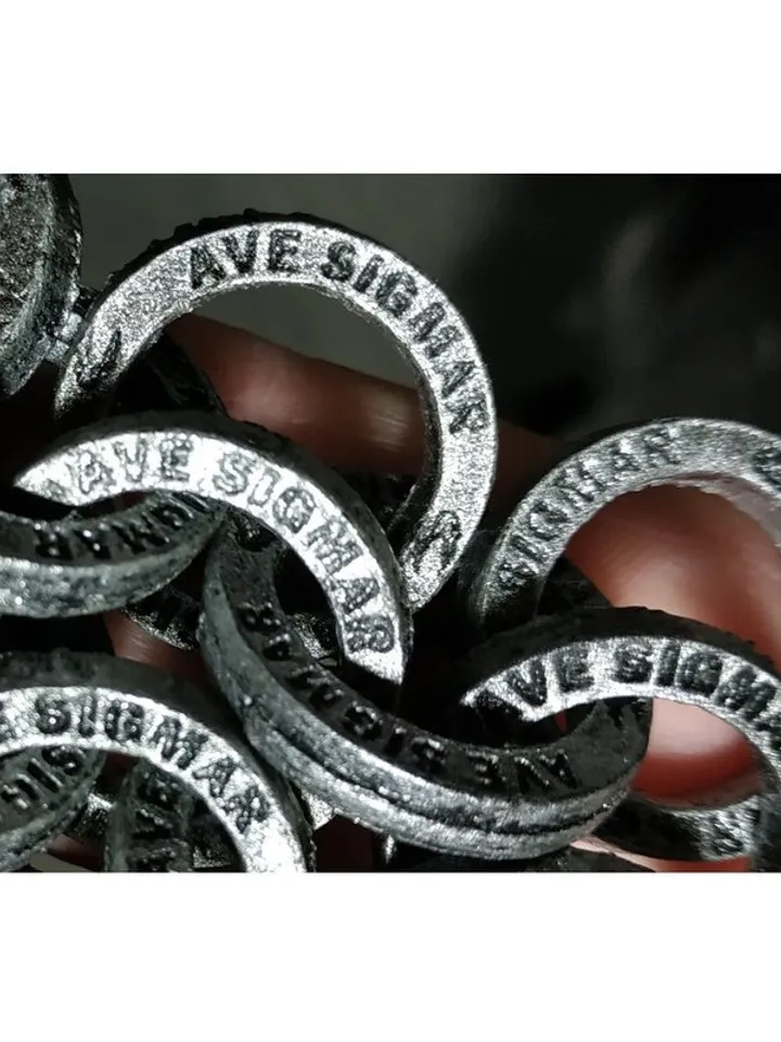 LARP chain mail - Warhammer Fantasie Battle - plastic chain mail - exclusive off