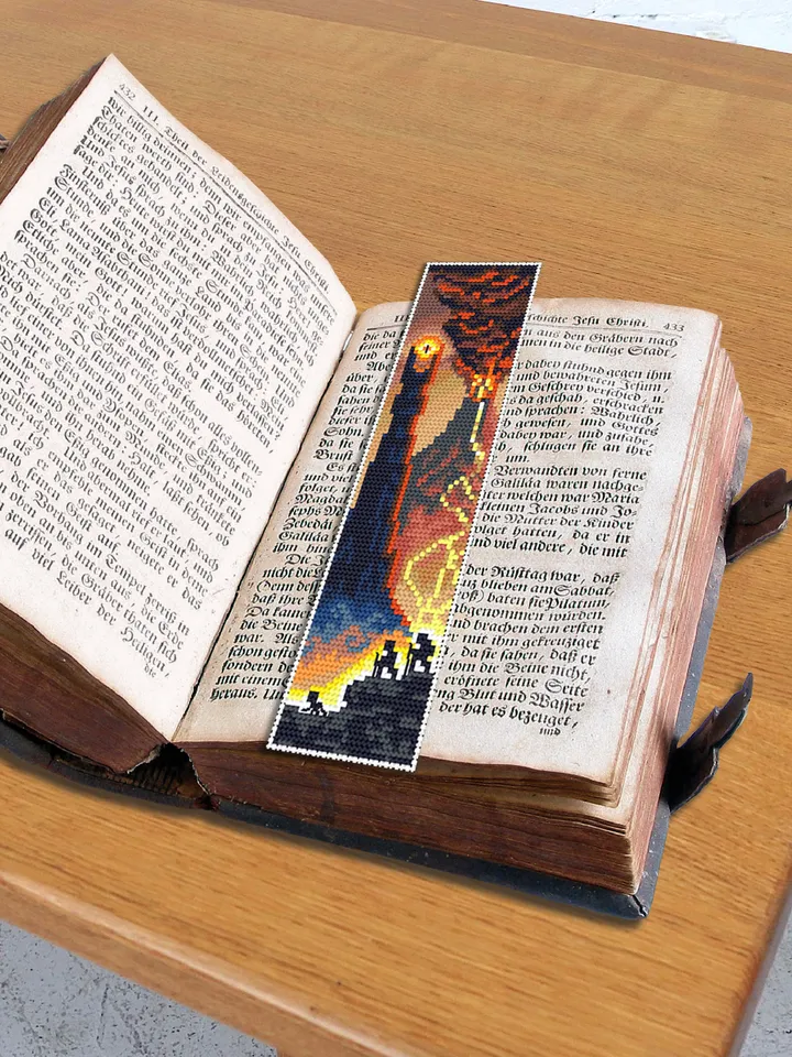 Bookmarks Lord of the Ring set cross stitch pattern download PDF Fairy hobbit home door cross stitch Magic handmade bookmark LOTR cross stitch Wizard Shire world #B91