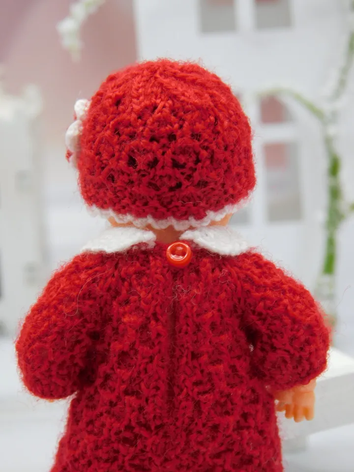 Miniature doll clothes for small rubber Ari doll