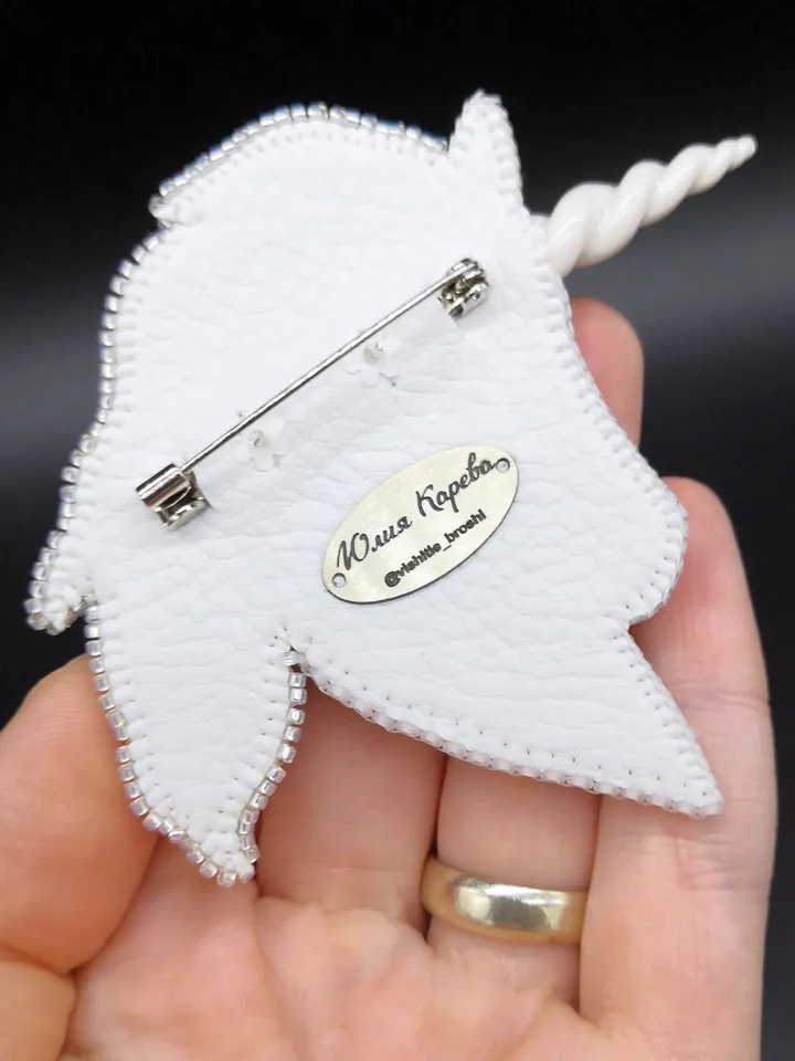 Unicorn Brooch