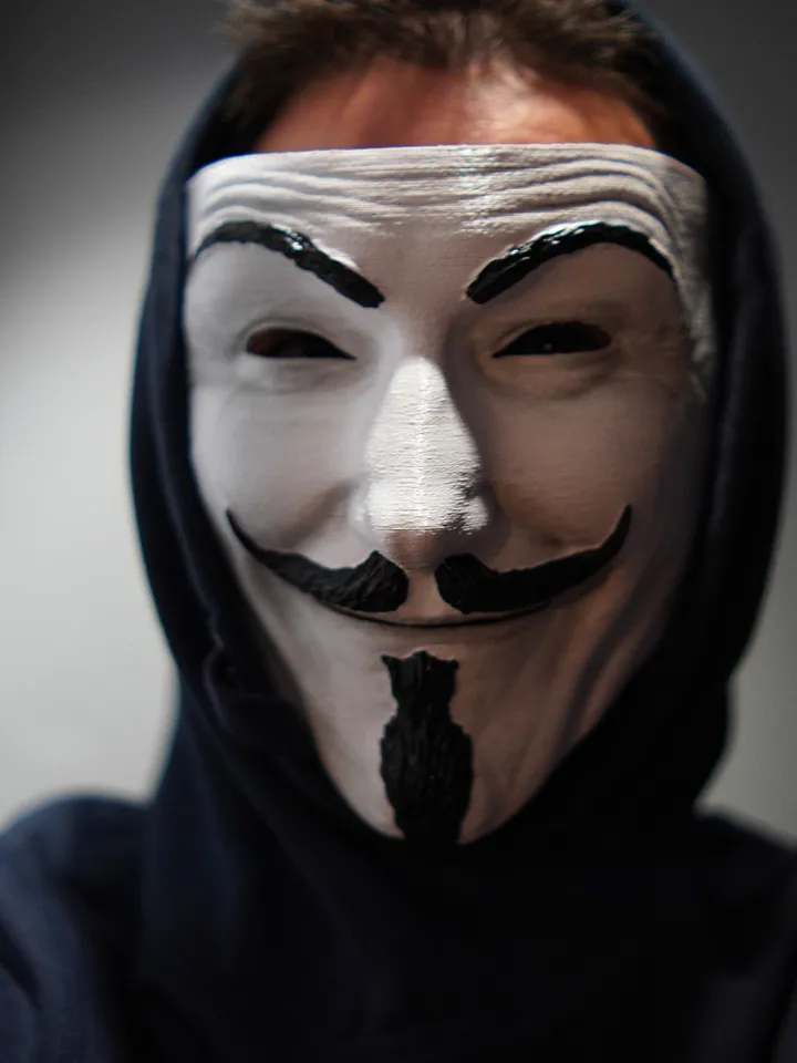 Guy Fawkes Mask Realistic Collectible White Vendetta Anonymous