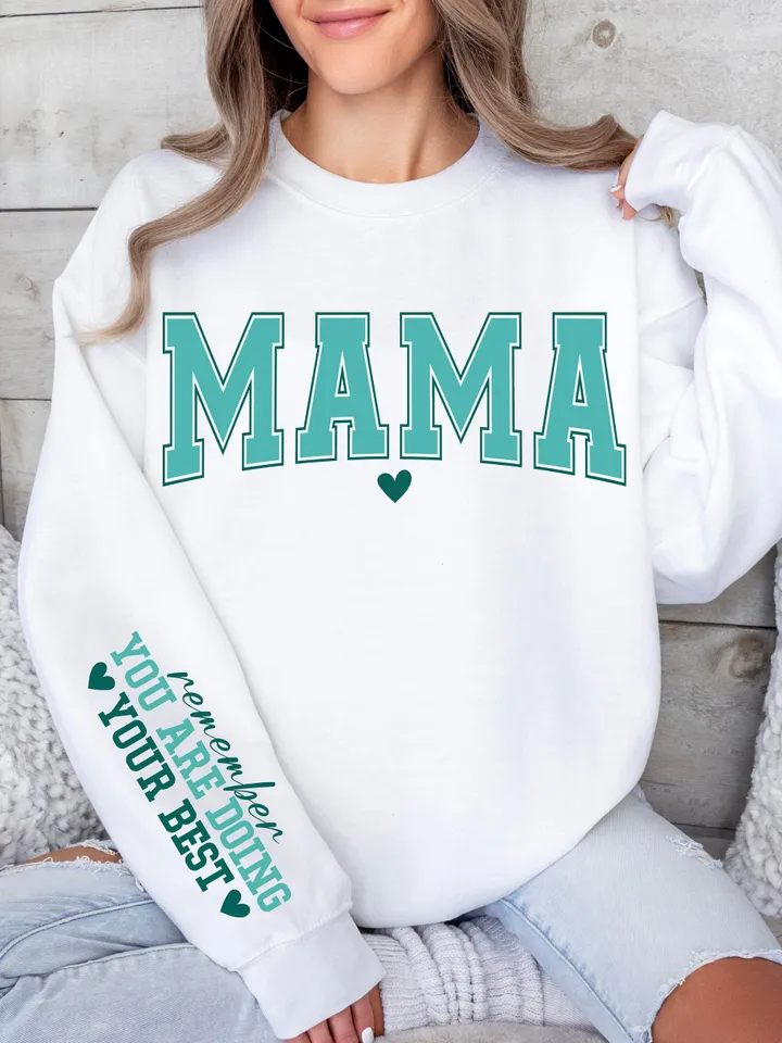 Retro mama svg png, sublimation design, moms motivational png positivity png, cut file for cricut, sleeve design svg, positive quote png