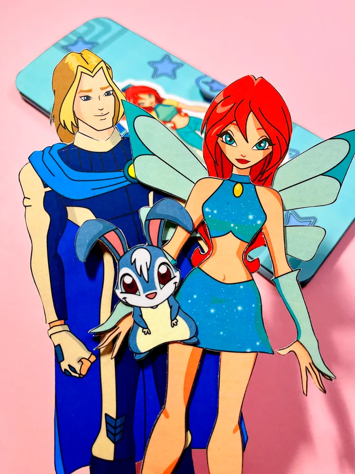 Paper dolls Fairy Bloom