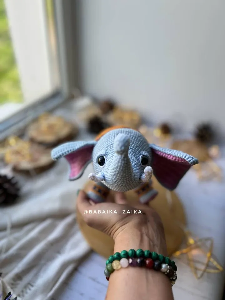 PDF Crochet Pattern Indian Elephant, Amigurumi Decor pattern, Crochet Elephant, Cute Elephant, Safari Animal Pattern, Crochet india Pattern