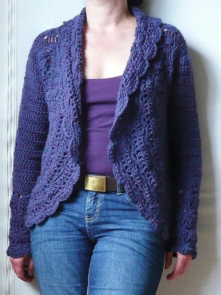 Crochet cardigan pattern, shell cardigan crochet, summer cardigan pattern pdf