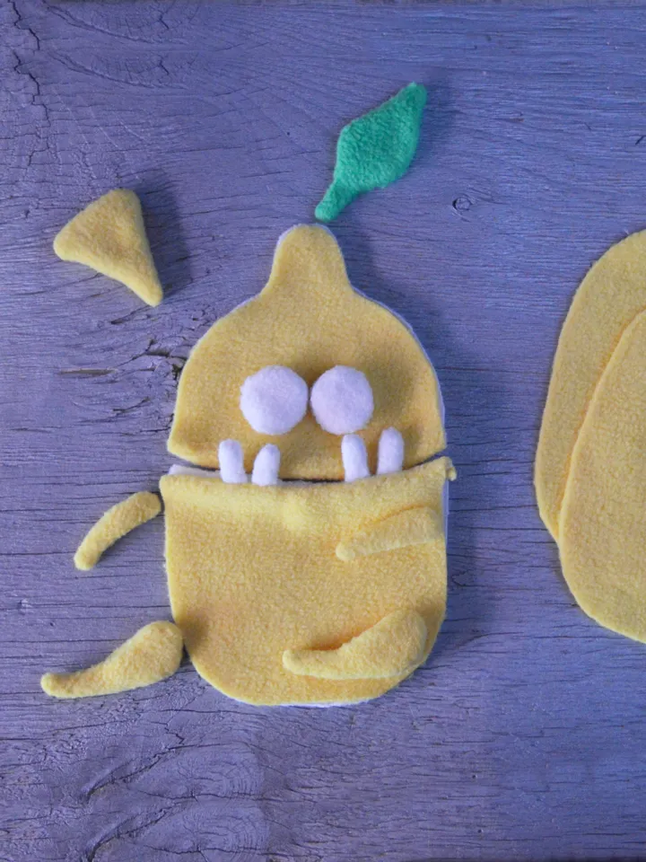 PDF Plush Lemon Pattern – Fleece Softie Toy Tutorial