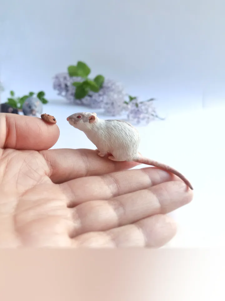 Realistic rat ornament