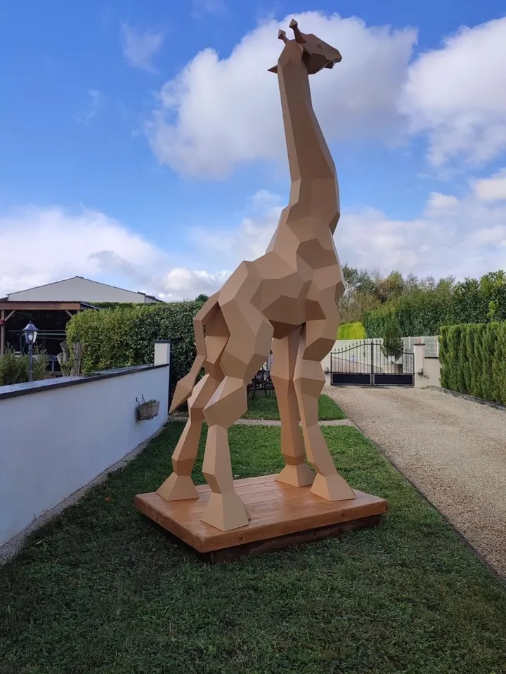 Welding Project Plans Drawings Giraffe (DXF, PDF)
