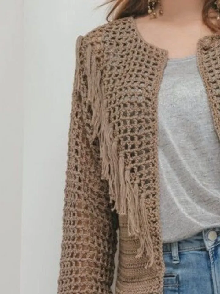 cardigan crochet  pattern , easy cardigan, cardigan mesh cardigan Women, jacket, Cotton , PDF