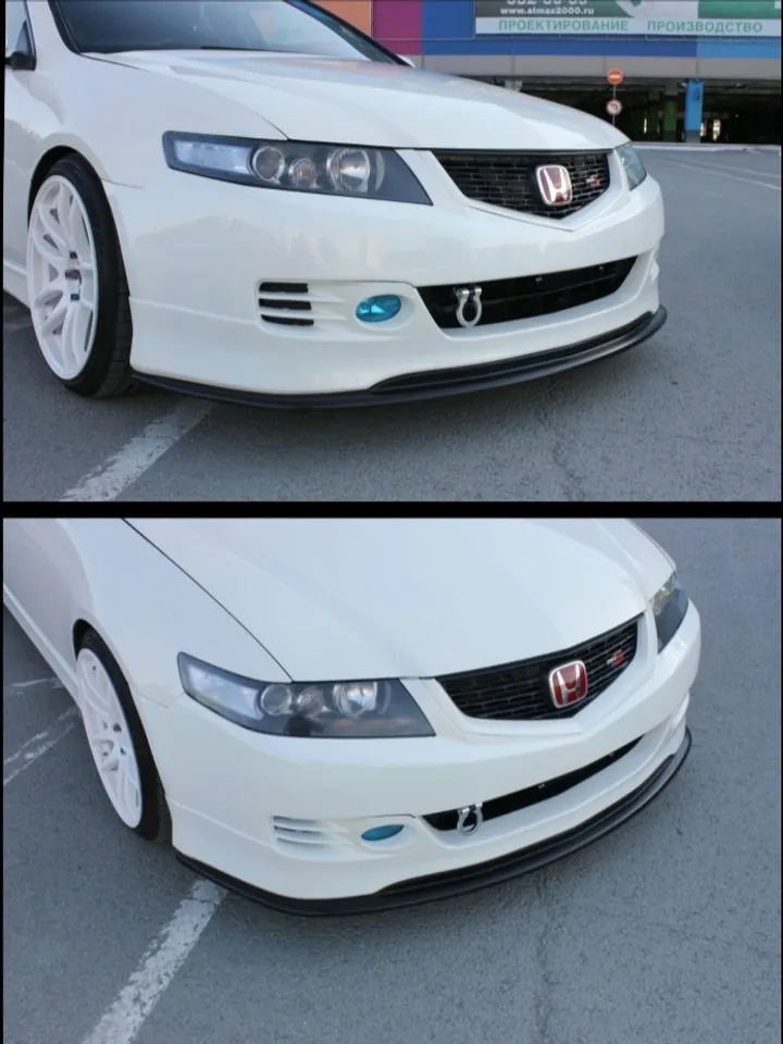 Splitter for front lip Euro r/ Type S 06-08 Honda Accord/ Acura TSX
