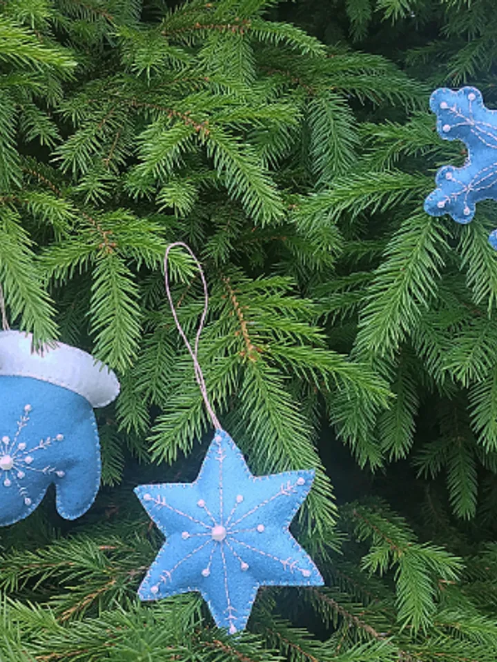 Christmas ornament, felt Christmas toys, Christmas decor, Christmas gift, Christmas set toys, Xmas tree ornament, Christmas decoration