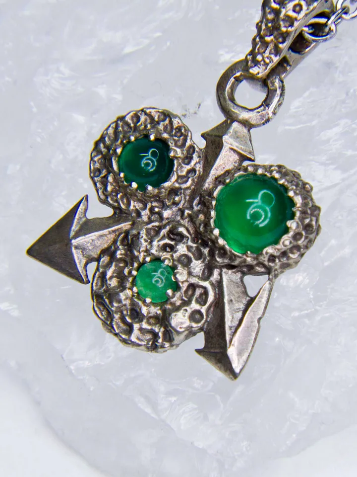 Handmade Pendant Symbol (German Silver CuNiZn)