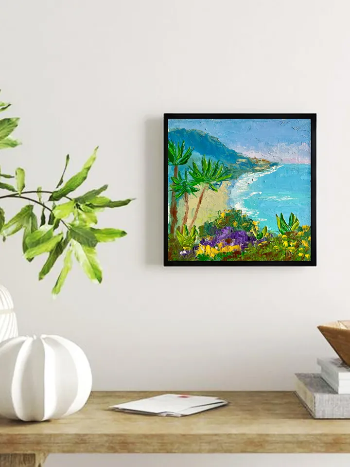 Landscape Painting Original Oil Painting Laguna Beach California Coastal fine art