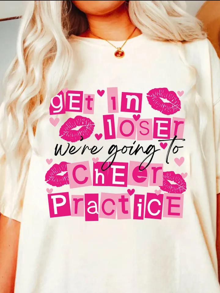 Get in Loser We're Going to Cheer Practice PNG, Cheer PNG, Cheer Practice PNG, Trendy Cheer png, Cheer Sublimation, Cheer