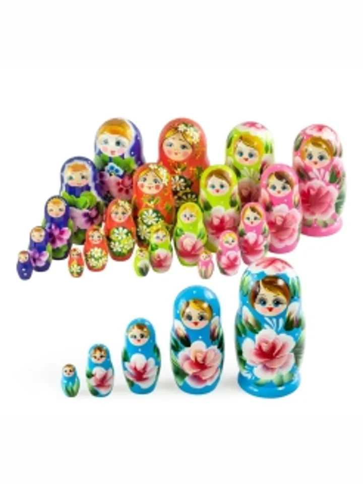 Set of 5 five doll dolls