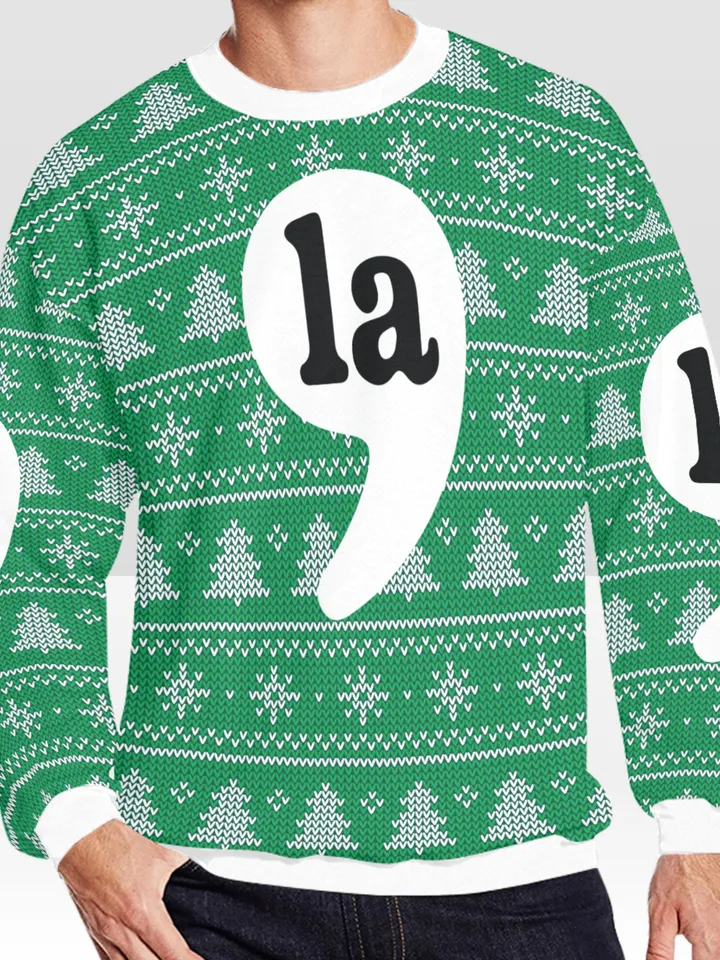 Comma la Kamala Harris Ugly Christmas Sweater, Christmas Sweatshirt