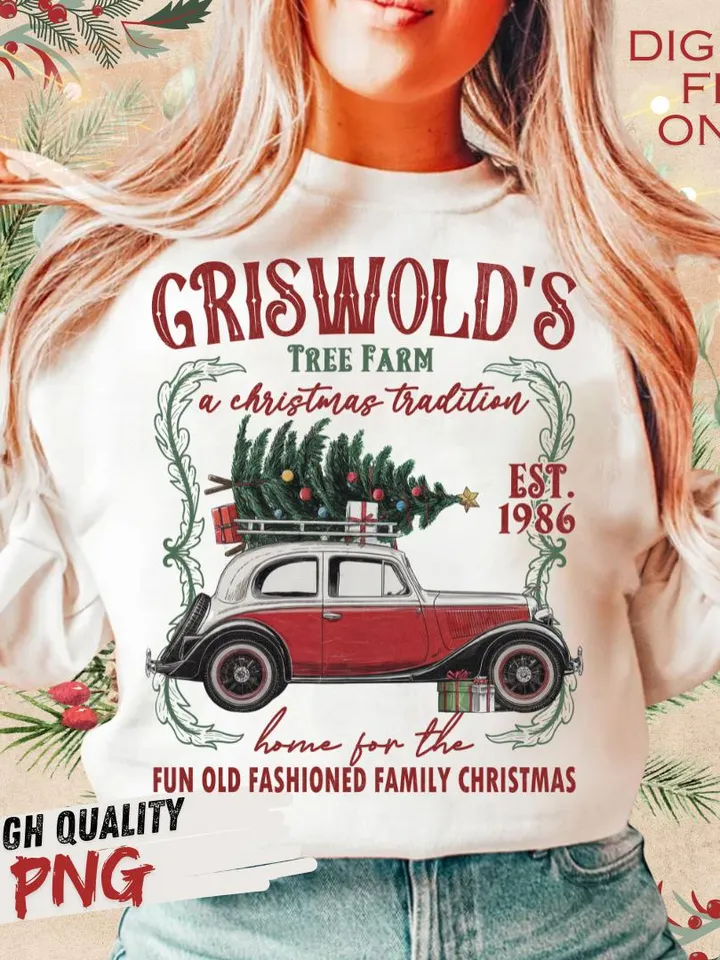 Griswold Christmas Tree Farm PNG Merry Christmas Png Christmas Vacation PNG Family Christmas Png Christmas Movie Png Retro Christmas png
