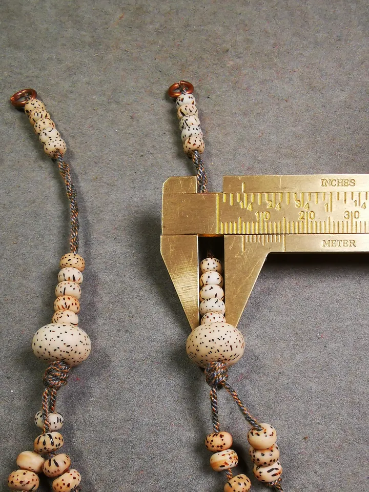 Gandhanra Handmade Tibetan Buddhist Mala Counters,Prayer Bead Counters,Made of Natural Lotus Seed Bodhi Beads