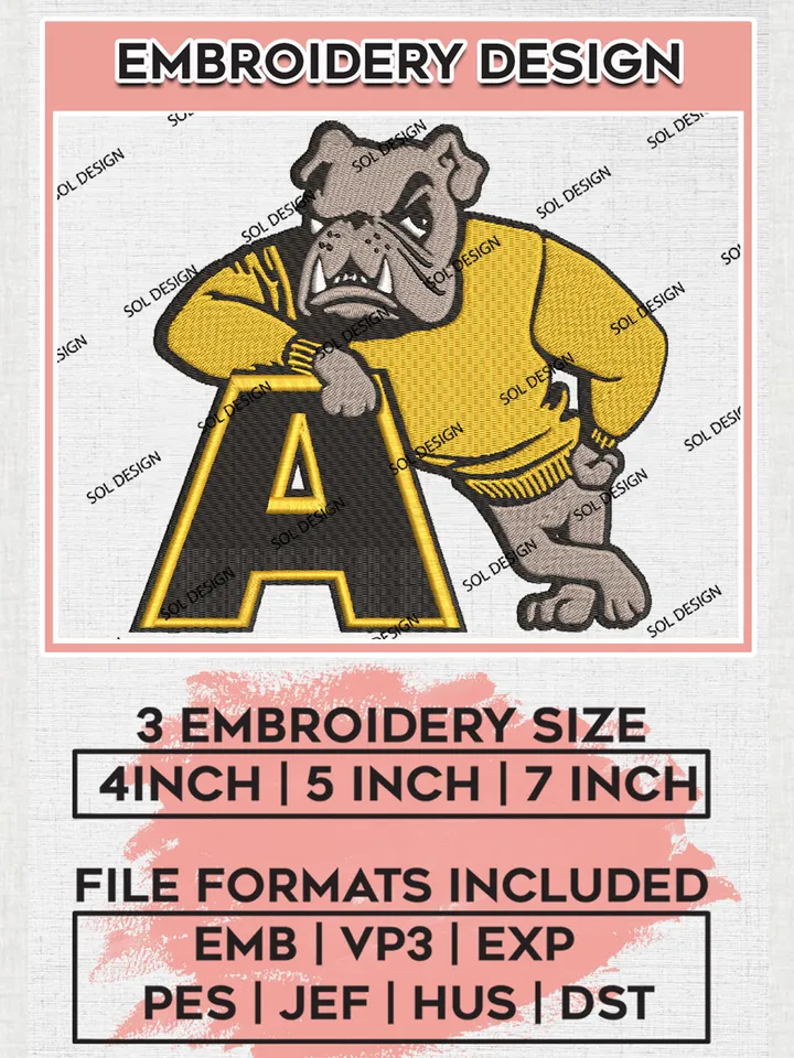 NCAA Adrian College Team Mascot Logo Embroidery Design Files, NCAA Adrian College Machine Embroidery, NCAA Teams, 3 sizes, NCAA Machine embroidery designs, Digital Download