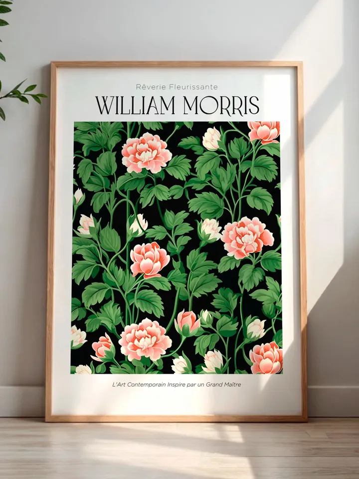 William Morris Wall Art, Vintage Botanical Print, Floral Poster Arts Decor, Digital Download, William Morris Print Digital Download AA9