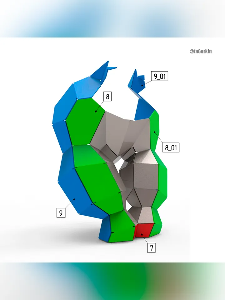 Welding Project Plans Drawings Mini Gorilla (DXF, PDF)