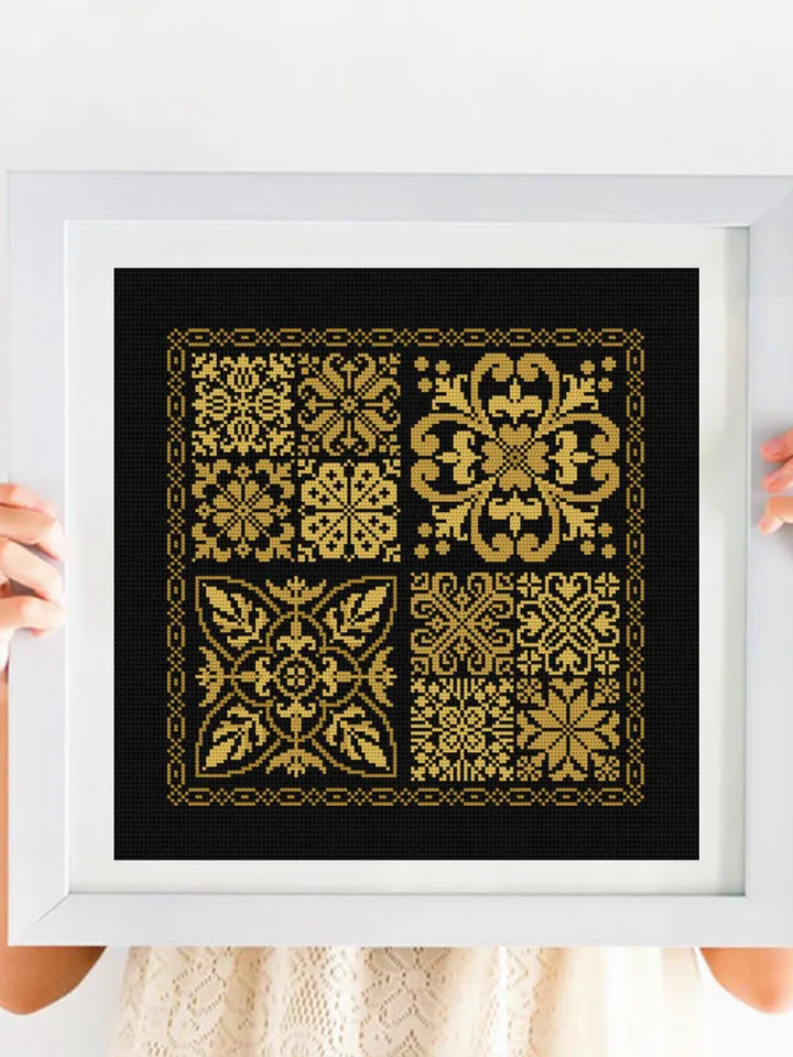 Square mandala cross stitch pattern PDF download Sampler cross stitch mandala ornament pattern for cross stitch pillow, DIY Home decor #M220