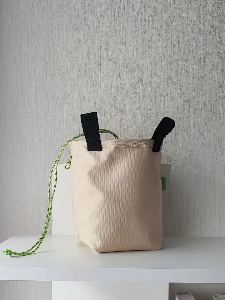Chalk bag Not Cocaine №1 for rock climbing and bouldering