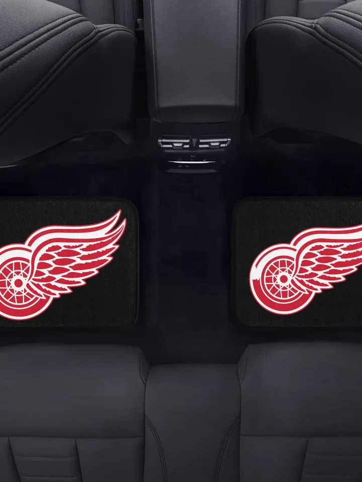 Detroit Red Wings Back Car Floor Mats Set of 2