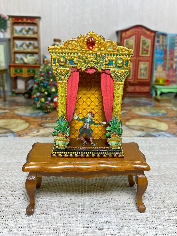 Tutorial. Puppet theater . Two sizes. 1:12.