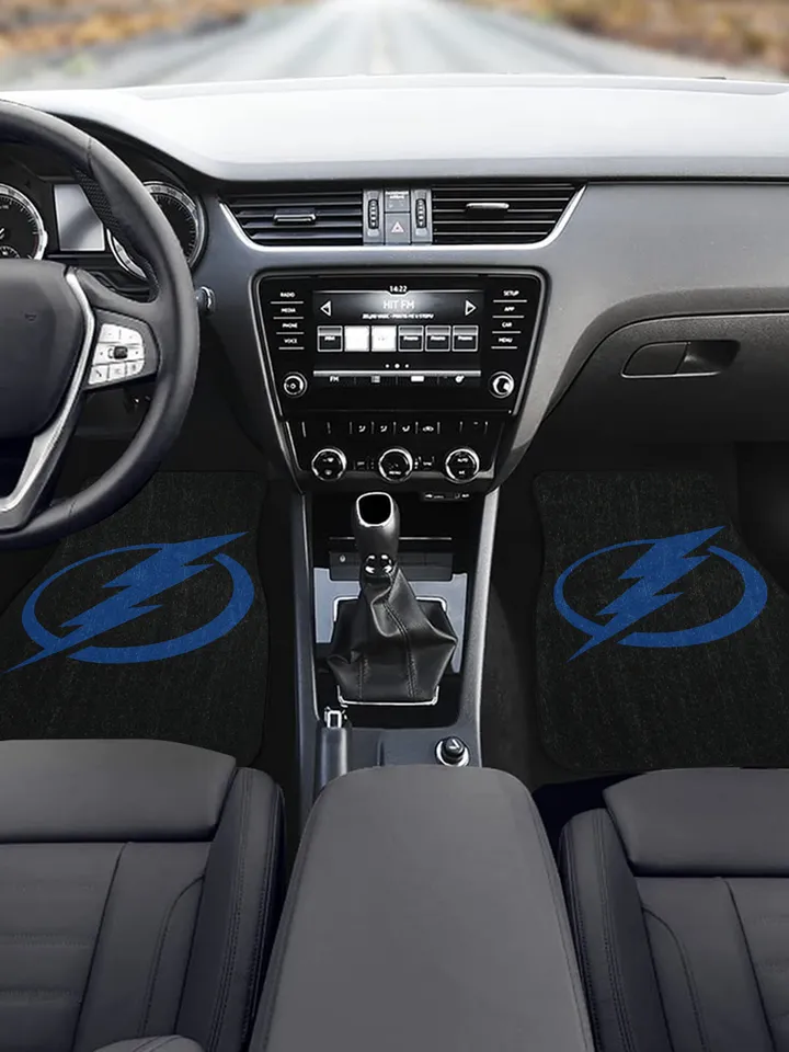 Tampa Bay Lightning Front Car Floor Mats Set of 2