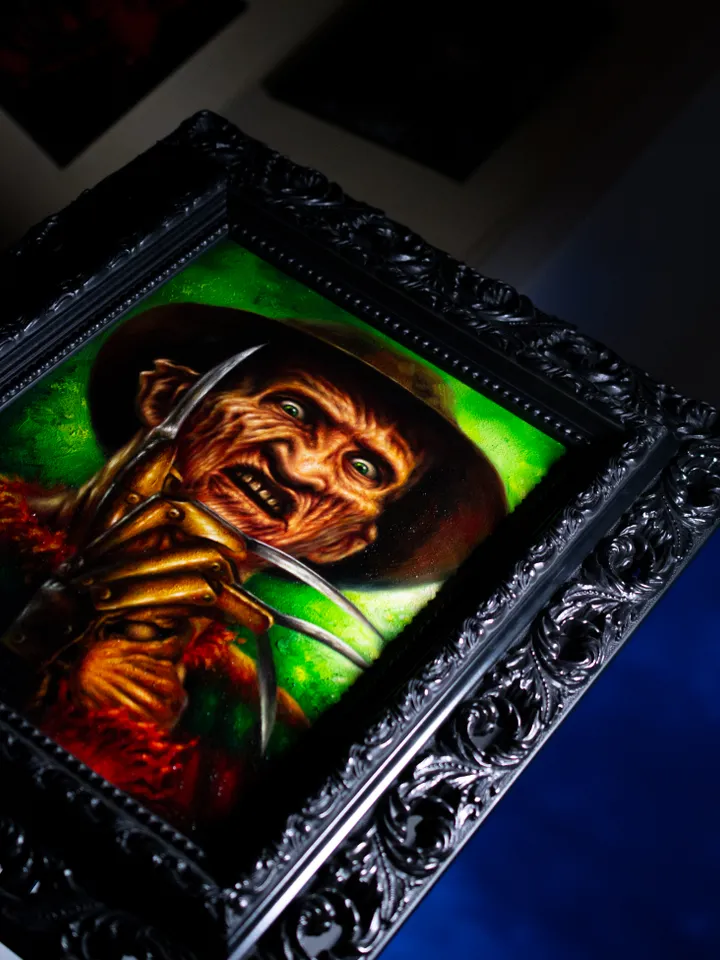 Oil painting Freddy Krueger A Nightmare on Elm Street