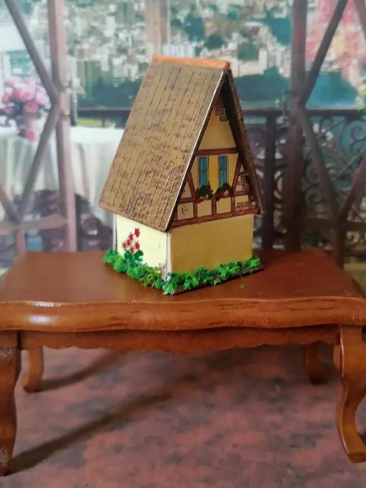 Doll lodge.Dollhouse. A toy for a doll.1:12 scale.