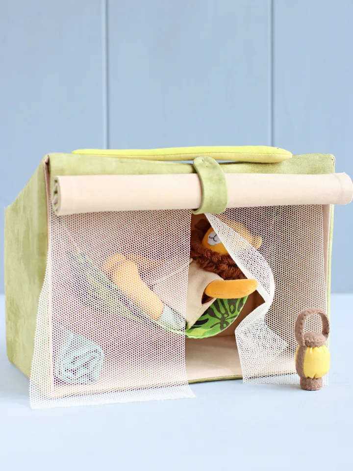 3 PDF Mini Monkey, Lion and Safari Tent Sewing Patterns Bundle