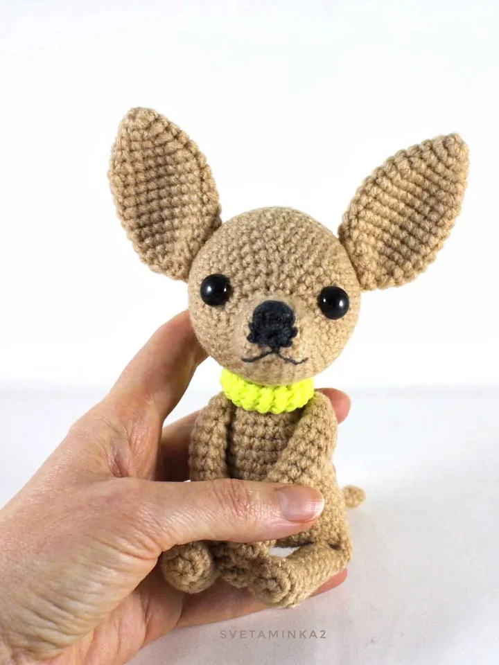 Crochet Chihuahua Pattern. Amigurumi Chihuahua. Crochet Dog. Amigurumi Dog. Digital Download. PDF.