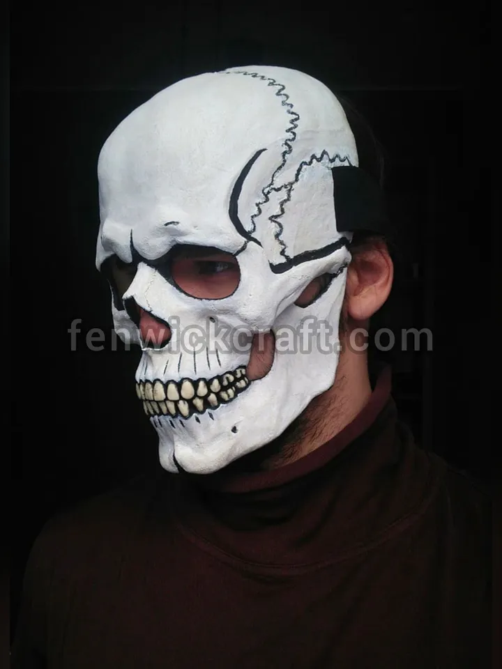 White Skeleton - Skull Mask / Halloween Cosplay
