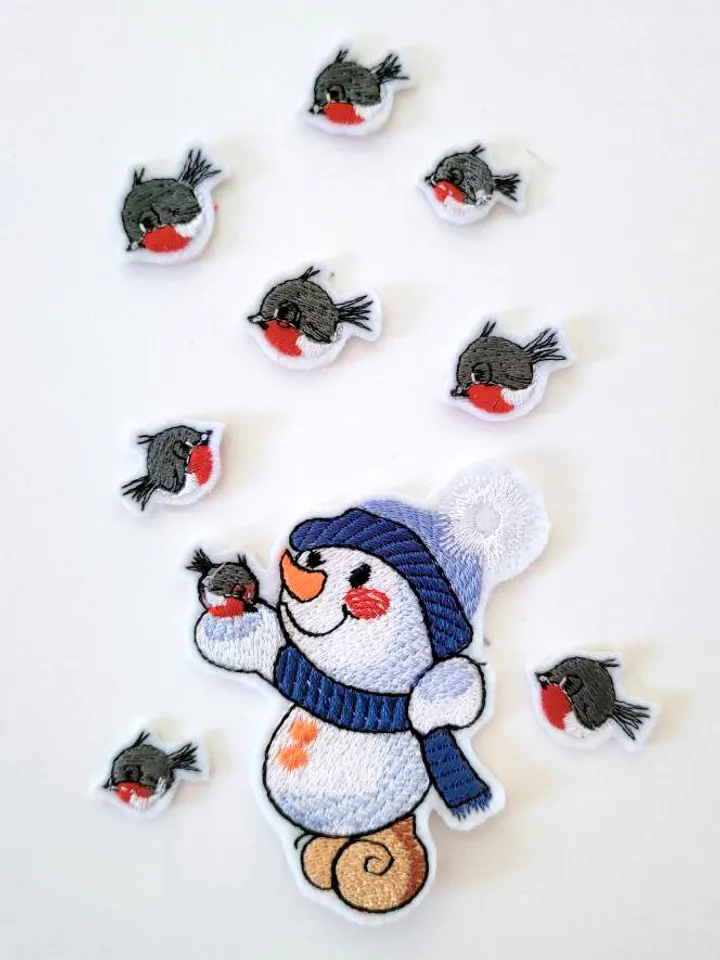 Set: Snow Maiden, Snowman and bullfinches? machine embroidery designs