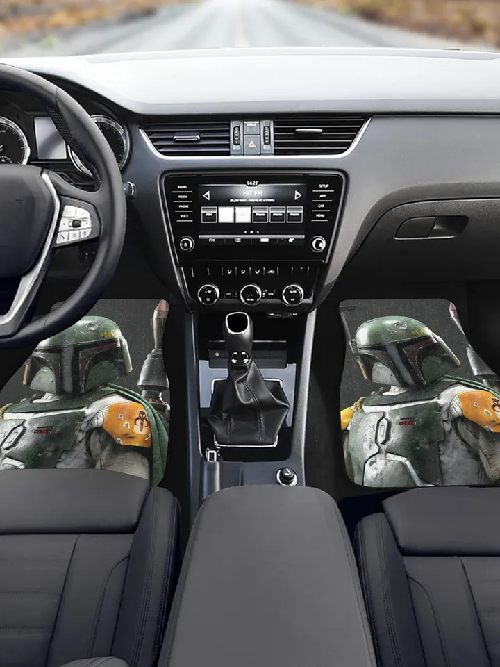 Boba Fett Front Car Floor Mats Set of 2