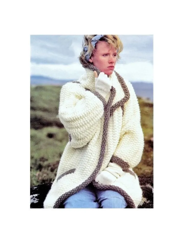 Cardigan knitting pattern, jacket knitting pattern , ladies cardigan , chunky cardigan pdf