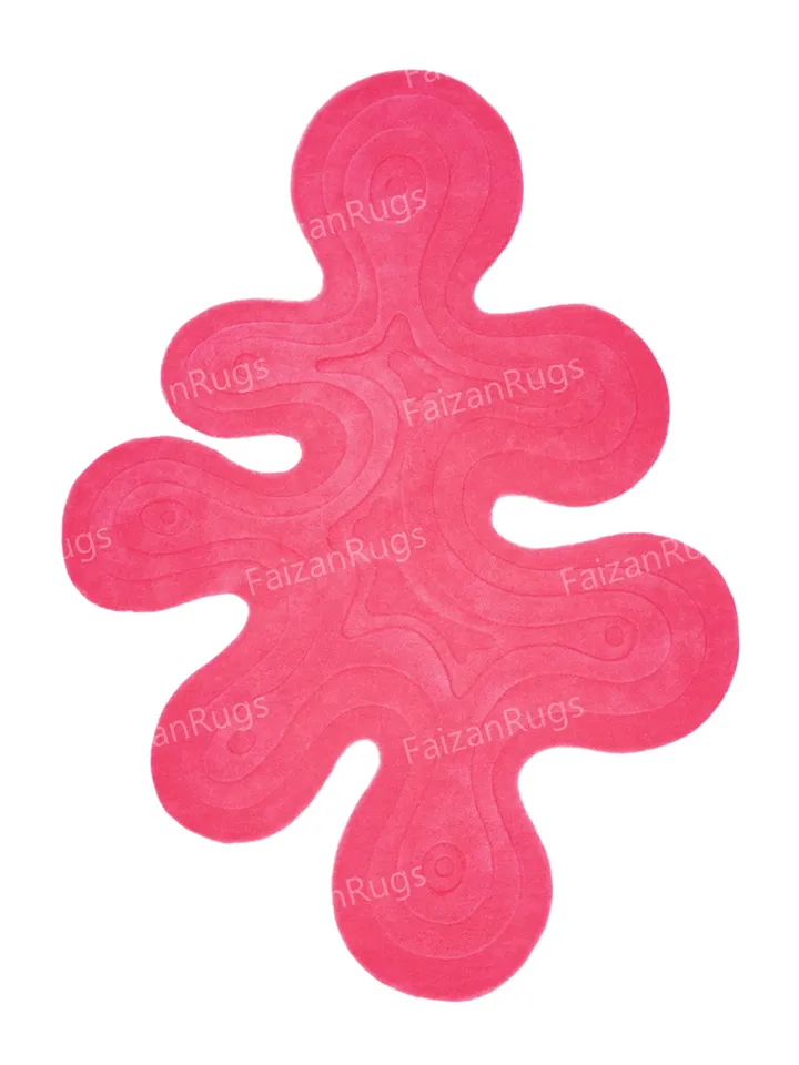 Buy Stunning Red Dune Handmade Wool Rug | Hand Tufted Rug 100 Wool For Living Room | Bed Room | Kids Room | Drawing Room |  In Any Size's