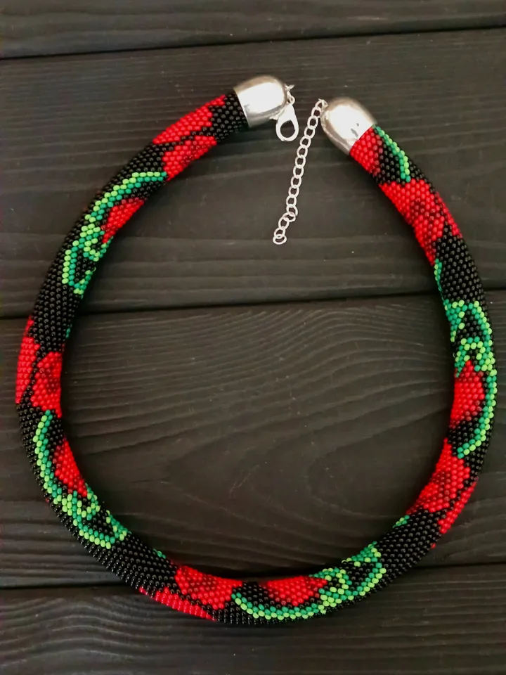 PDF Bead Crochet Pattern , Pattern for Necklace and Bracelet bead crochet