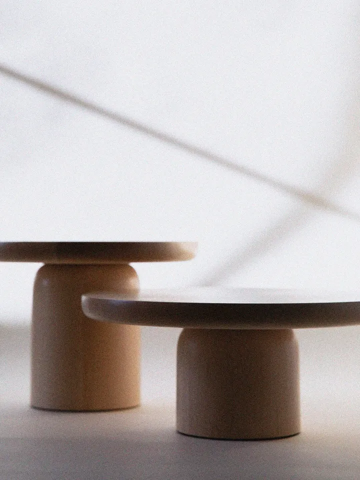 Modern Wood Cake Stand Food Riser