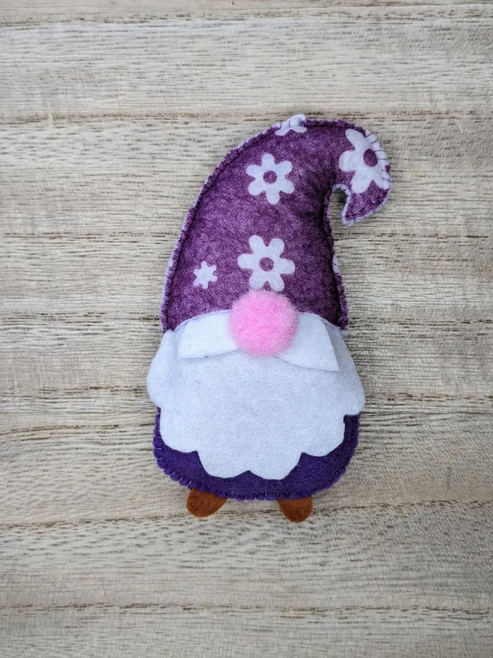 Holiday Gnomes, Felt Christmas Tree Decorations, Scandinavian Gnome, Christmas Gnomes, Swedish Gnome, Flower gnome, Set 3 toy