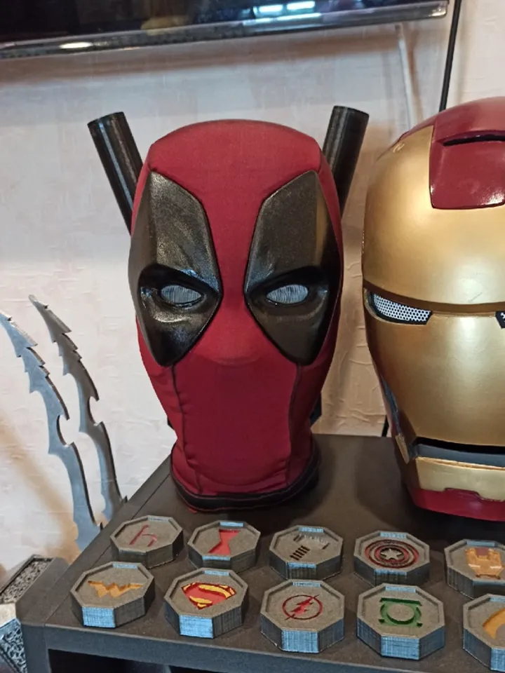 Deadpool mask cosplay marvel version 2