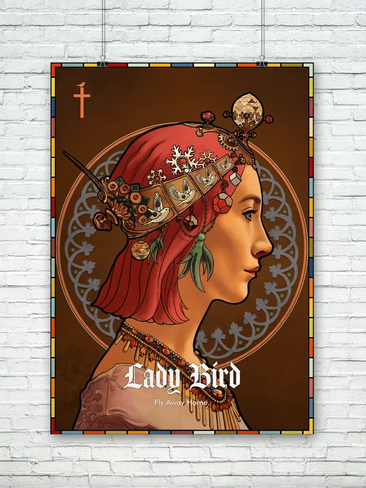 Lady bird fan art movie poster.