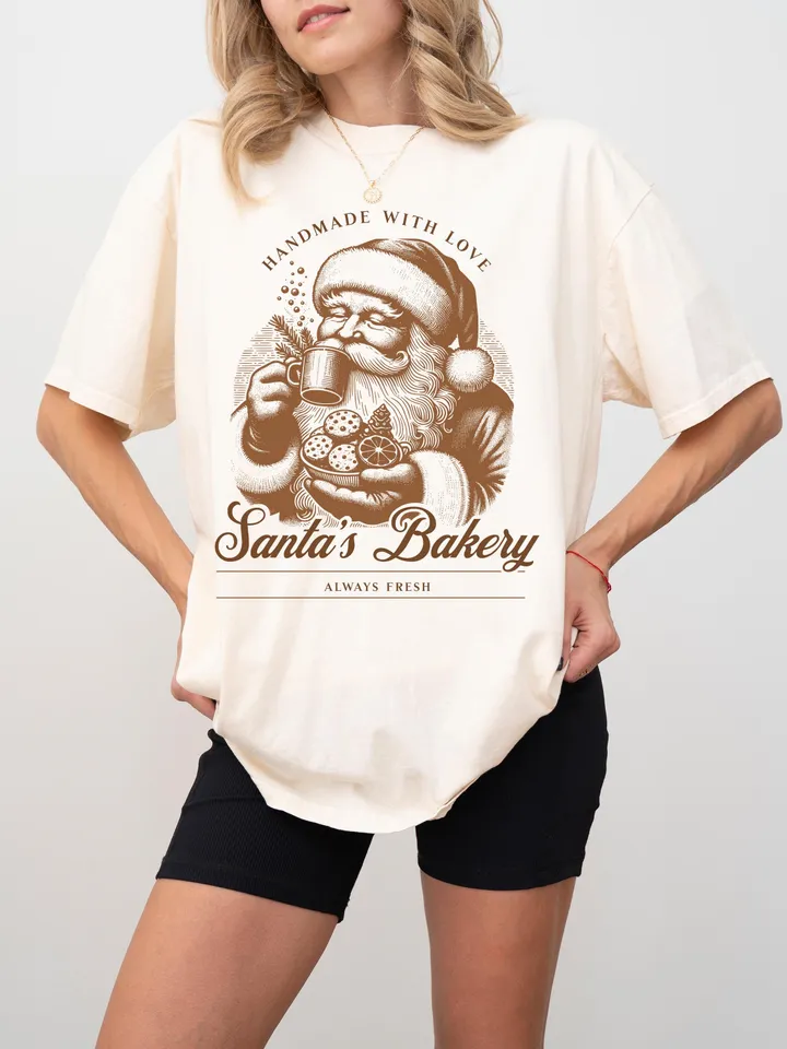 Christmas Png, Gingerbread Png, Trendy Santa Png ,Christmas Shirt Sublimation, Merry Christmas, Vintage Christmas Png, Baking Crew Png