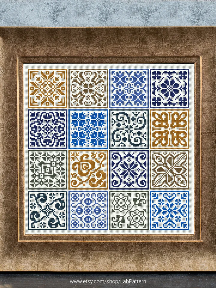 Ornament Cross stitch pattern | Embroidery Pattern | Instant Download | Embroidery Designs