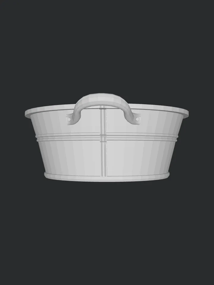 3D MODEL Miniature basin model ready to print