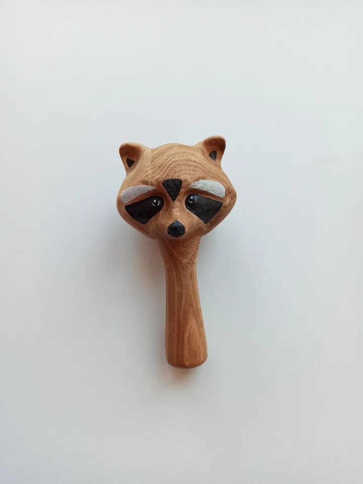 wooden rattle, wooden toy for baby